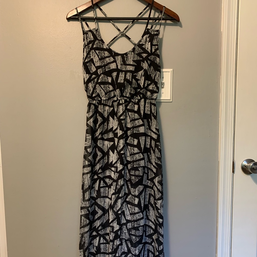 Geometric Summer Maxi Dress